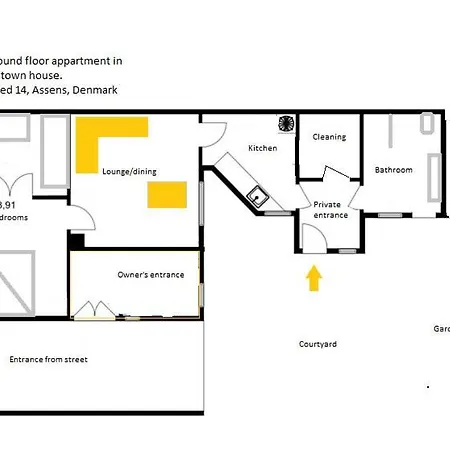 Lejlighed Lovely In Charming Town House